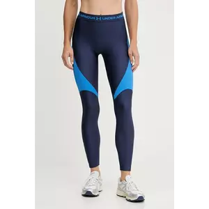 Under Armour leggins de antrenament culoarea bleumarin, cu model, 6003983 imagine