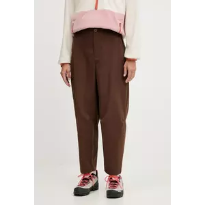 Columbia pantaloni de exterior Granite Point culoarea maro, 2135391 imagine