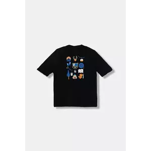 Napapijri tricou de bumbac pentru copii S-ADIGE culoarea negru, cu imprimeu, NP0A88ZWF0X1 imagine