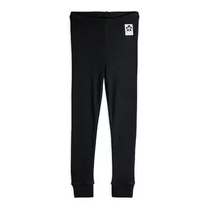 Mini Rodini leggins copii culoarea negru, uni, 11000327 imagine