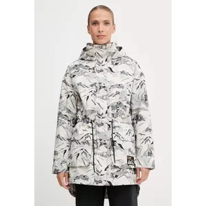 Columbia geacă High Cascades Interchang culoarea bej, de tranzitie, oversize, 2141501 imagine