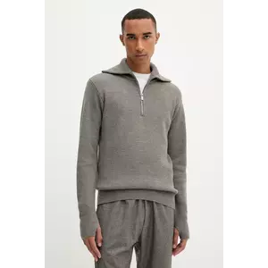 BARENA VENEZIA pulover de lână Knitwear Batigia culoarea maro, călduros, KNU5289.305 imagine