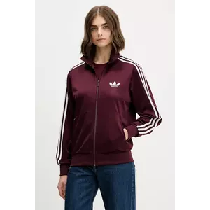adidas Originals bluză Firebird culoarea rosu, cu imprimeu, KH1592 imagine