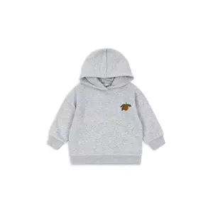 Konges Sløjd bluză copii LOU SWEAT HOOD OCS culoarea gri, cu glugă, cu imprimeu, KS103866 imagine