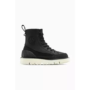 Converse trapey nubuc Chuck 70 Rugged culoarea negru, A14190C imagine
