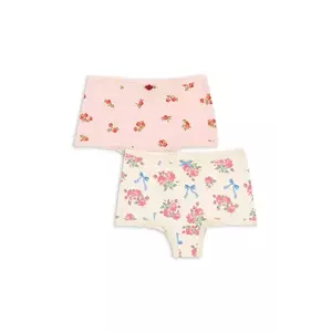 Konges Sløjd chiloți copii BASIC 2 PACK GIRL HIPSTER GOTS 2-pack culoarea roz, KS103695 imagine