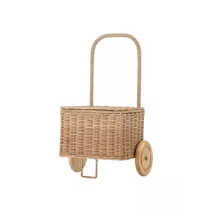 Bloomingville coș de depozitare Penne Trolley 29 x 50 x 23 cm culoarea bej imagine