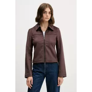 Abercrombie & Fitch geacă culoarea maro, de tranzitie, KI144-5058-420 imagine