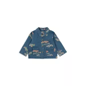 Konges Sløjd geacă de blugi pentru copii MAGOT JACKET GOTS culoarea bleumarin, KS103886 imagine