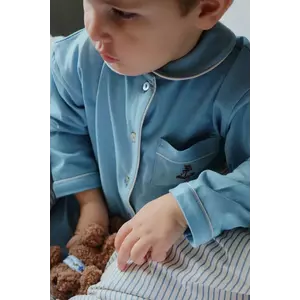 Konges Sløjd pijamale de bumbac pentru copii PIO SET GOTS cu imprimeu, KS103965 imagine