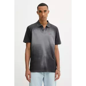 Diesel polo de bumbac T-REJUST-R3 culoarea gri, cu model, A16915.0PKAL imagine