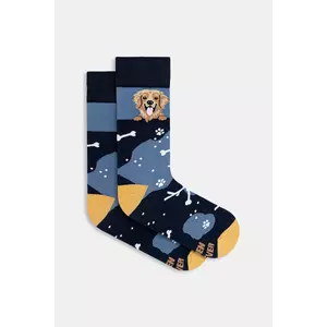 Medicine ciorapi de bumbac culoarea bleumarin imagine