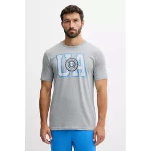 Under Armour tricou culoarea gri, cu imprimeu, 6005611 imagine