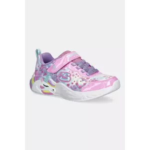 Skechers sneakers pentru copii UNICORN DREAMS - HEART SPARKL 303063L imagine