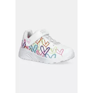 Skechers sneakers pentru copii UNO LITE - LOVE LEVITATE culoarea alb, 314078N imagine