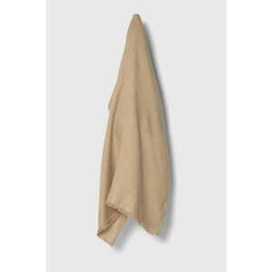 Moschino esarfa din amestec de lana culoarea bej, neted imagine