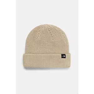 The North Face caciula TNF Fisherman Beanie culoarea bej, NF0A55JG3X41 imagine