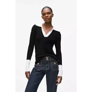 Karl Lagerfeld pulover culoarea negru, light, A4W18043 imagine