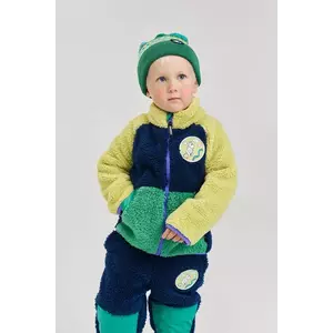 Reima hanorac polar pentru copii Moomin Kramgo culoarea bleumarin, cu model, 5200079C imagine
