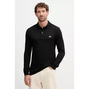 Lacoste longsleeve din bumbac culoarea verde, uni, PH4013 imagine