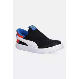 Puma sneakers pentru copii Courtflex v3 SLIPTECH PS culoarea negru, 399734 imagine