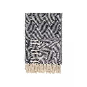 House Nordic pătură Izmir culoarea bleumarin imagine