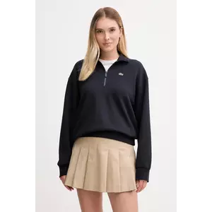 Lacoste bluză culoarea negru, uni, SF5271 imagine