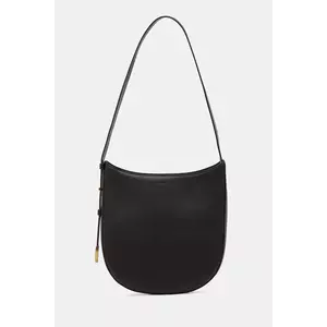 Sessun geantă de piele culoarea maro, 25102021 imagine