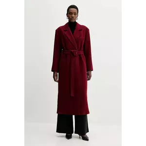 Marella palton de lână culoarea bordo, 2523016082200 imagine
