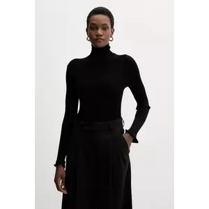 Marella pulover culoarea negru, light, cu guler, 2523366092200 imagine