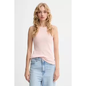 Levi's top din bumbac culoarea roz, A3381 imagine