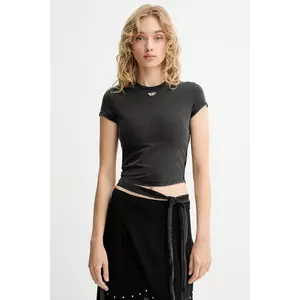 Diesel tricou T-BUNNY-TAIL-R1 culoarea gri, A19520.0KIBY imagine