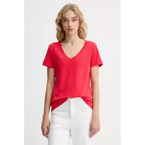 Levi's tricou din bumbac culoarea rosu, A3170 imagine
