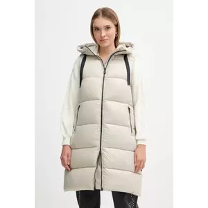 Save The Duck vestă IRIA culoarea bej, de tranzitie, D80302W.LOVE21 imagine