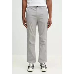 Napapijri pantaloni M-Massi Chino bărbați, culoarea gri, drept, NP0A4IDUH621 imagine