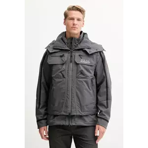 Napapijri geacă A-Tusco culoarea gri, de tranzitie, oversize, NP0A4INCH981 imagine