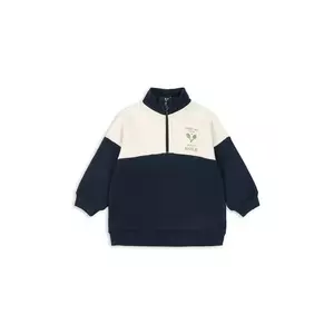Konges Sløjd bluză LOUPY LOU HALF ZIP SWEAT OCS culoarea bleumarin, KS103872 imagine