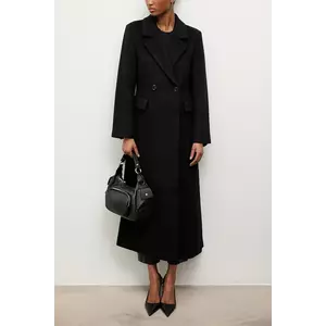 Answear.LAB palton de lana culoarea negru imagine