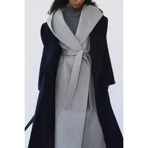 Answear.LAB palton de lana culoarea gri imagine