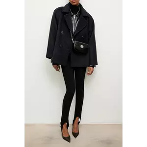 Answear.LAB palton de lana culoarea albastru marin imagine