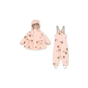 Konges Sløjd geacă RAINY PALME SET GIRL culoarea roz, KS103583 imagine
