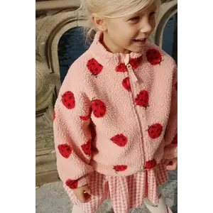 Konges Sløjd geacă JODY TEDDY JACKET GRS culoarea roz, KS103479 imagine