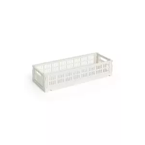 HAY cutie de depozitare Colour Crate Mini 8 x 13 x 34, 5 cm culoarea alb imagine