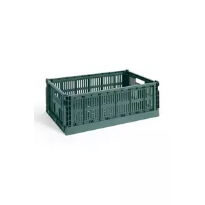 HAY cutie de depozitare Colour Crate L / 18, 5 x 34, 5 x 53 cm culoarea verde imagine