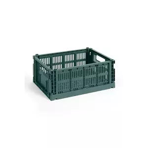 HAY cutie de depozitare Colour Crate M / 14 x 26, 5 x 34, 5 cm culoarea verde imagine
