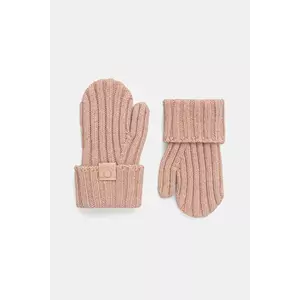 United Colors of Benetton mănuși pentru bebeluși culoarea bej, 126WGG008 imagine