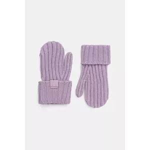 United Colors of Benetton mănuși pentru bebeluși culoarea violet, 126WGG008 imagine