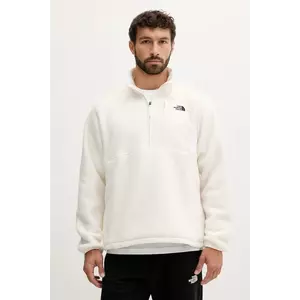 The North Face hanorac fleece culoarea bej, uni, NF0A8FKPQLI1 imagine