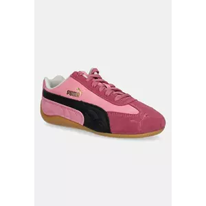 Puma sneakers din piele întoarsă Speedcat culoarea roz, 406329 imagine