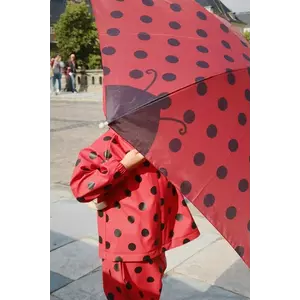 Konges Sløjd umbrelă copii LADY DOT UMBRELLA culoarea roșu, KS103493 imagine